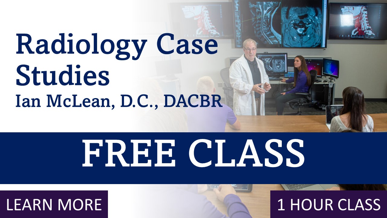 Radiology Case Studies- Dr. Ian McLean